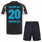 Günstige Fußballtrikots Bayer 04 Leverkusen Alejandro Grimaldo 20 Kinder 3rd trikot 2024-25 Kurzarm
